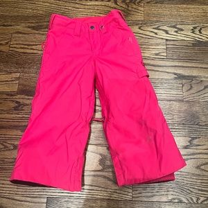 Almost new Burton Sz 5-6 girls snow pants